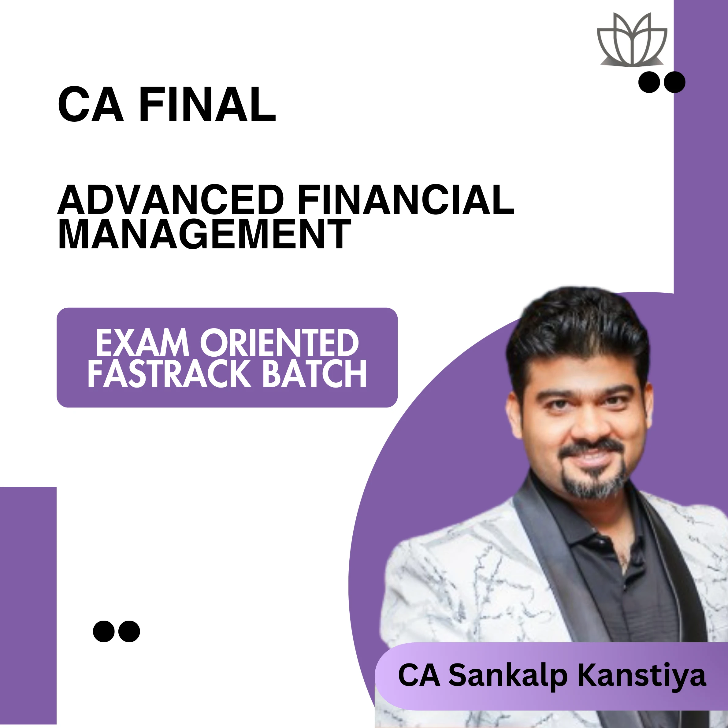 CA Final AFM (Exam Oriented Fastrack Batch) For Jan 26 Full English